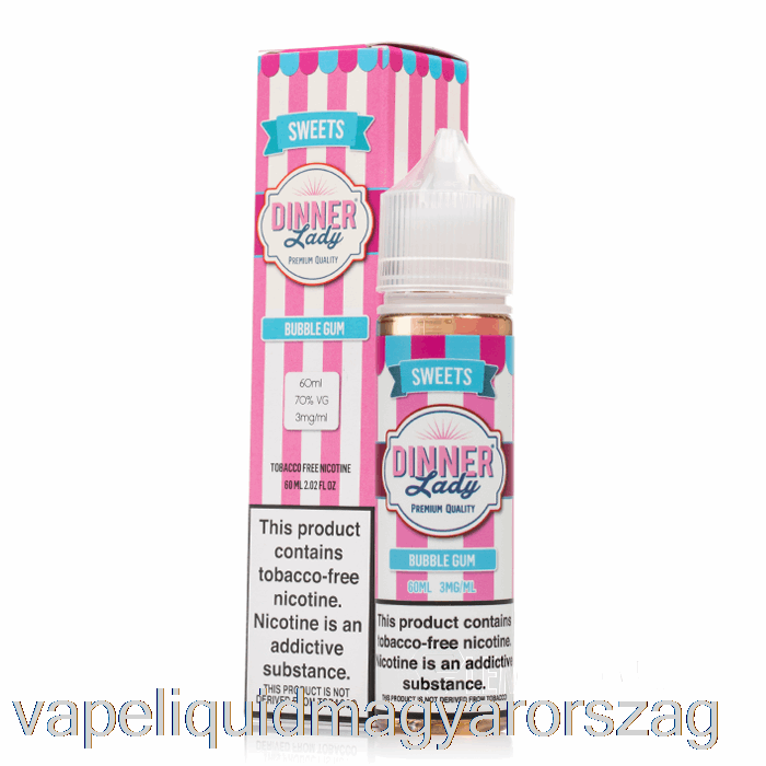 Rágógumi - Vape Vacsora Lady E-liquid - 60 Ml 0 Mg Vape E Cigi
